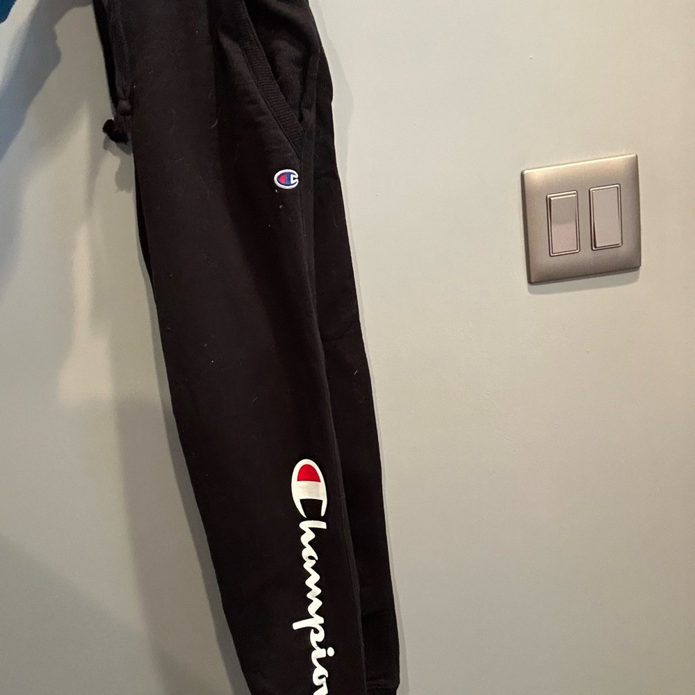 Champion Black Track Pants Comfortable Joggers